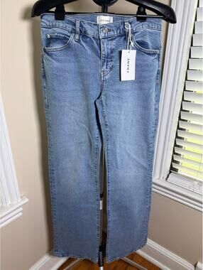 FRAME The Rodeo Low Rise Bootcut Jeans Spirit Wash Size 28 NWT MSRP $298
